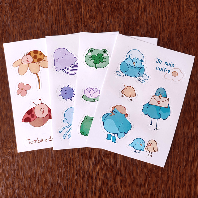 1-Lot papeterie et stickers