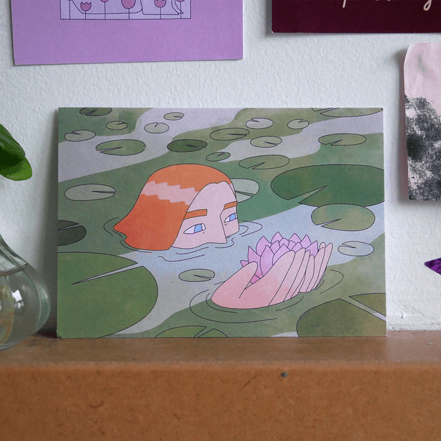 Illustration A6 - Nénuphar