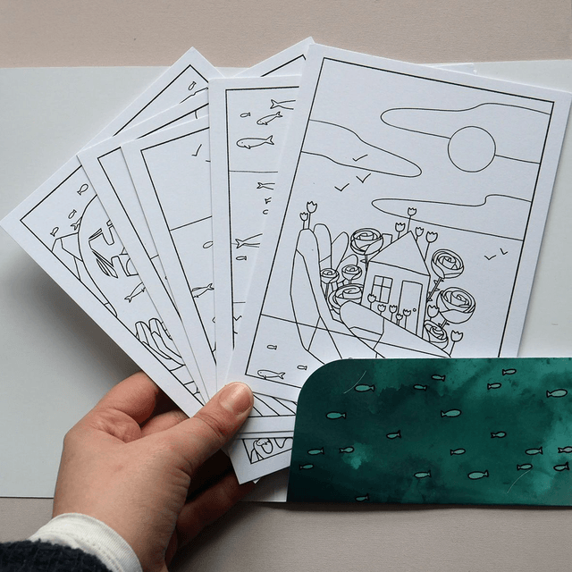 Pochette de coloriage